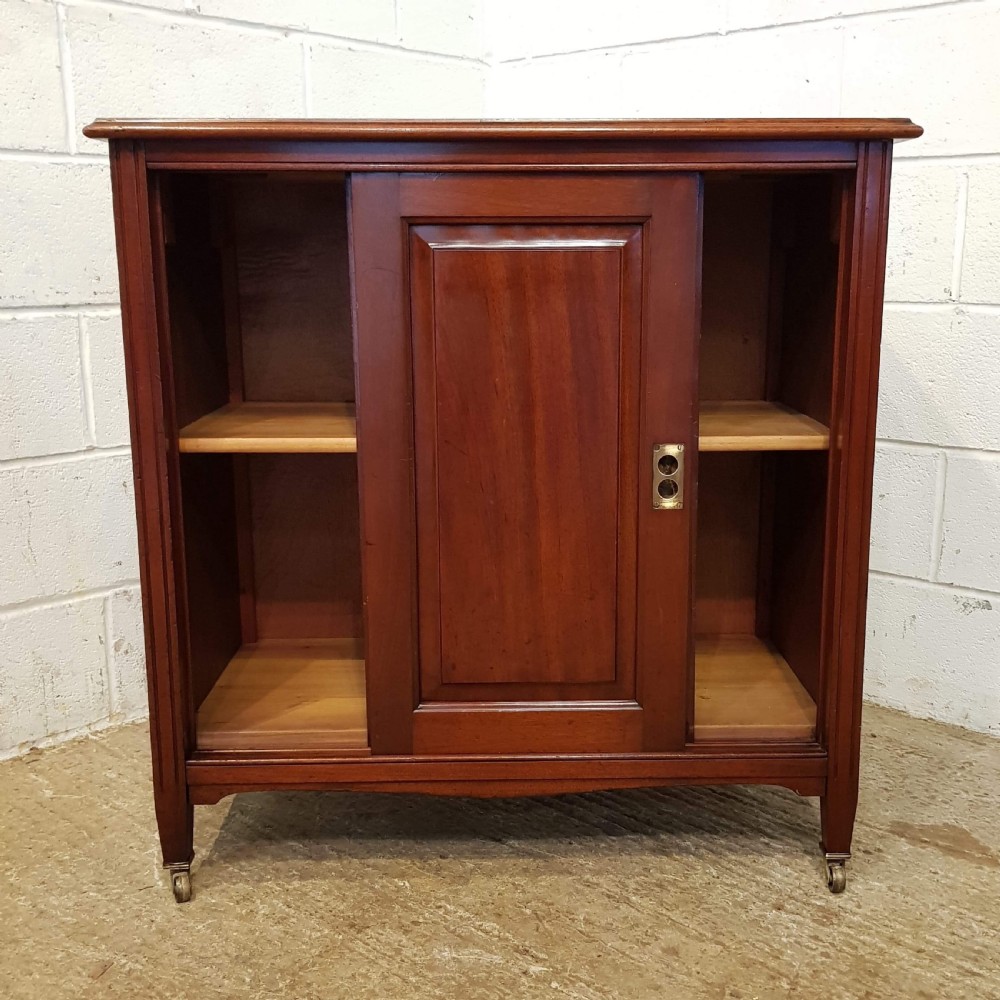 ANTIQUE EDWARDIAN MAHOGANY CABINET C1900 View IV