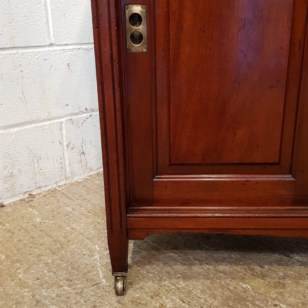 ANTIQUE EDWARDIAN MAHOGANY CABINET C1900 View V