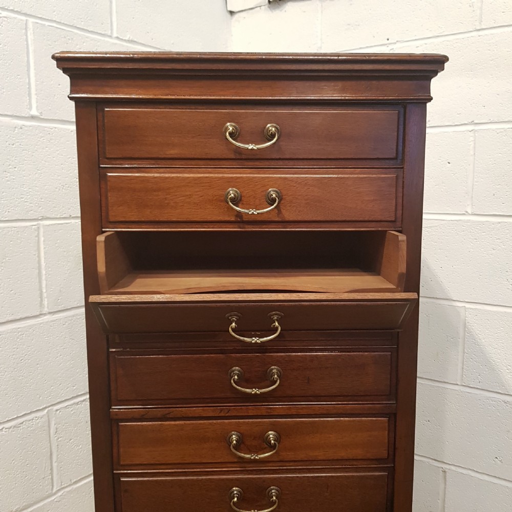 ANTIQUE EDWARDIAN MAHOGANY MUSIC CABINET WITH SECRET DRAWER C1900 View IV
