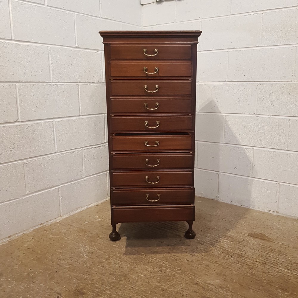 ANTIQUE EDWARDIAN MAHOGANY MUSIC CABINET WITH SECRET DRAWER C1900 View V