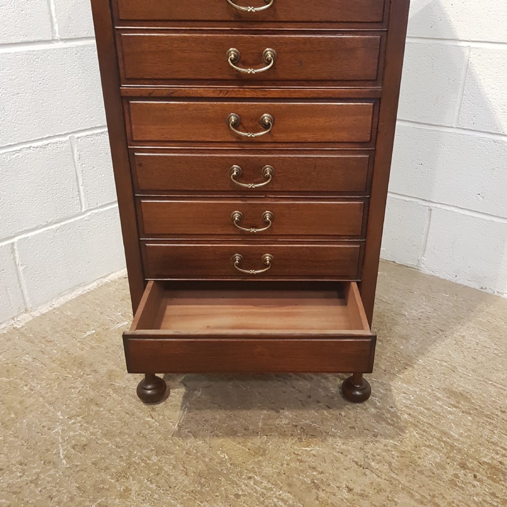 ANTIQUE EDWARDIAN MAHOGANY MUSIC CABINET WITH SECRET DRAWER C1900 View VII