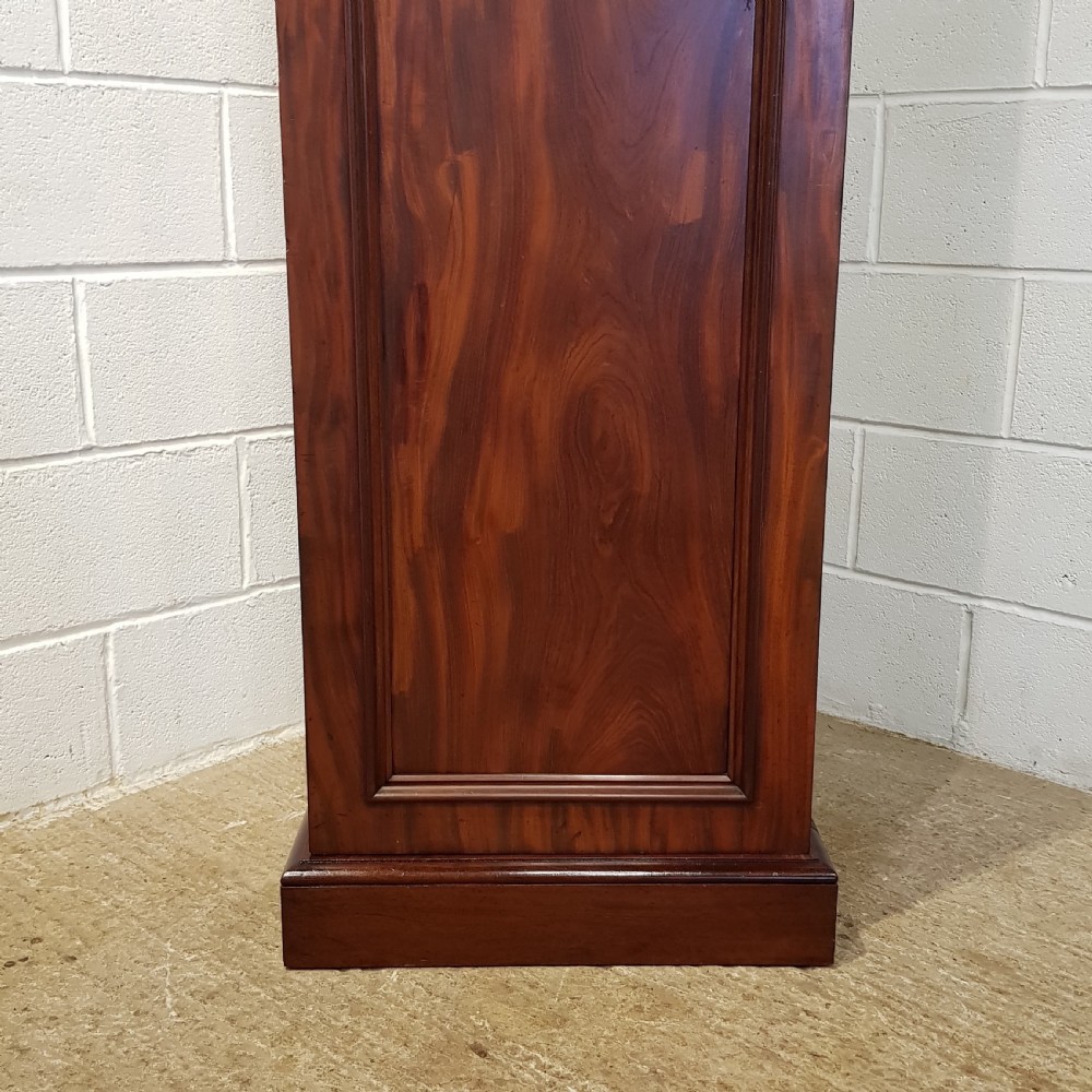 ANTIQUE PAIR VICTORIAN FLAMED MAHOGANY SENTRY WARDROBES C1880 View V