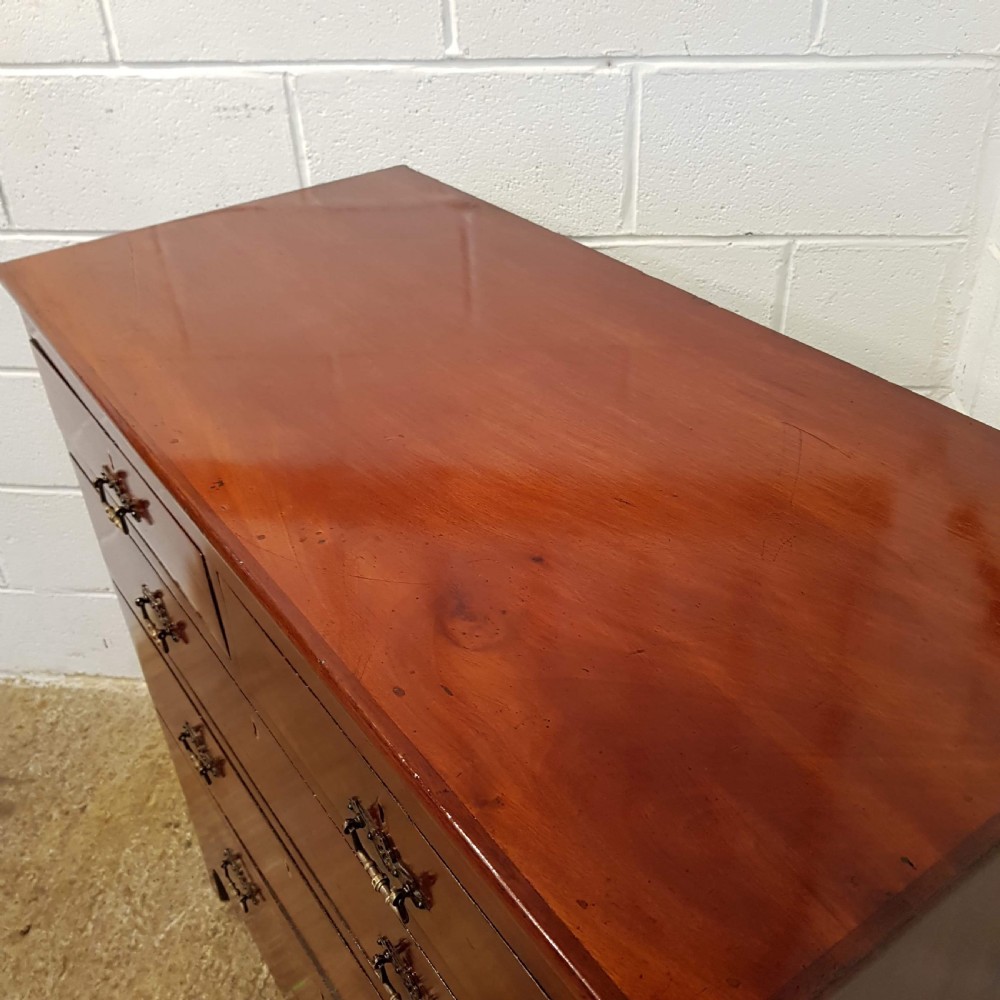 ANTIQUE VICTORIAN MAHOGANY CHEST OF DRAWERS C1880 View IV