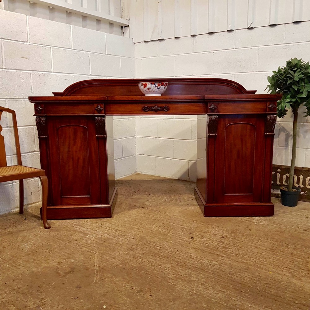 ANTIQUE EARLY 19TH CENTURY WILLIAM 1V MAHOGANY CHIFFONIER SIDEBOARD C1830