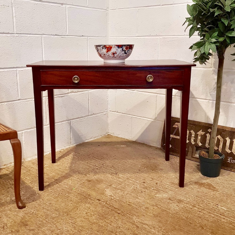 ANTIQUE REGENCY MAHOGANY SIDE TABLE C1820