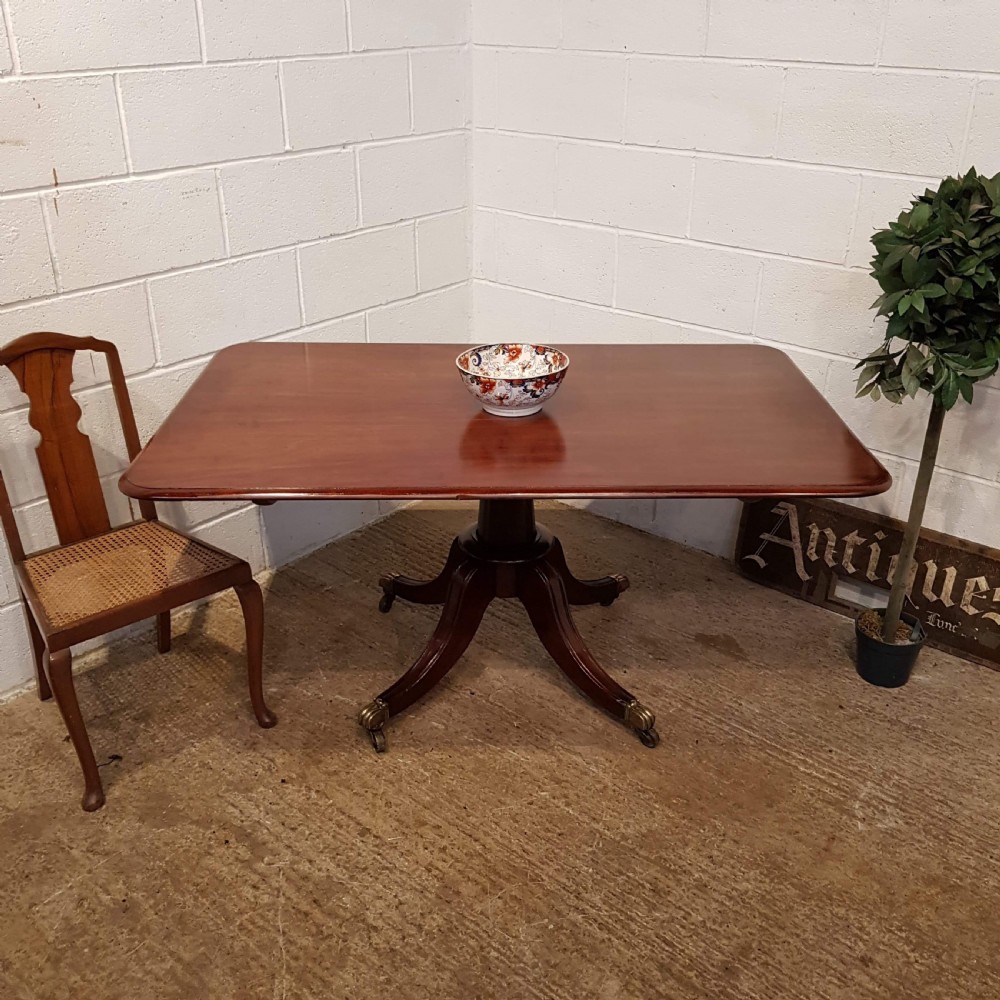ANTIQUE REGENCY MAHOGANY TILT TOP DINING TABLE C1820 View VIII