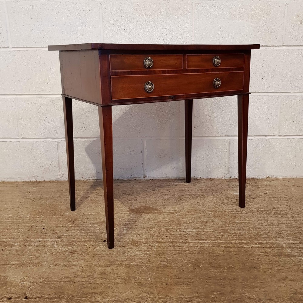 ANTIQUE REG CY MAHOGANY SIDE TABLE C1820 View VI
