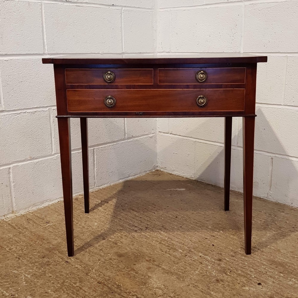 ANTIQUE REG CY MAHOGANY SIDE TABLE C1820 View VII