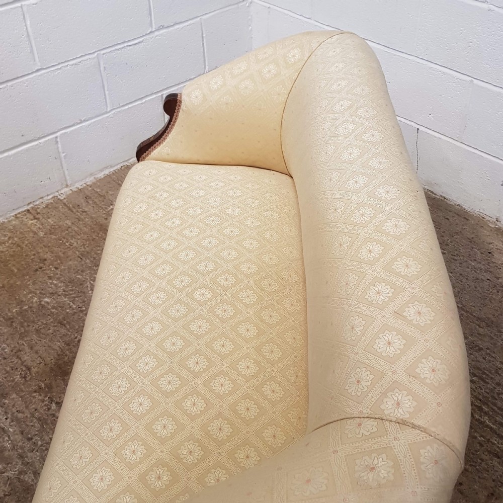 ANTIQUE ART NOUVEAU INLAID SALON SOFA C1890 View VII