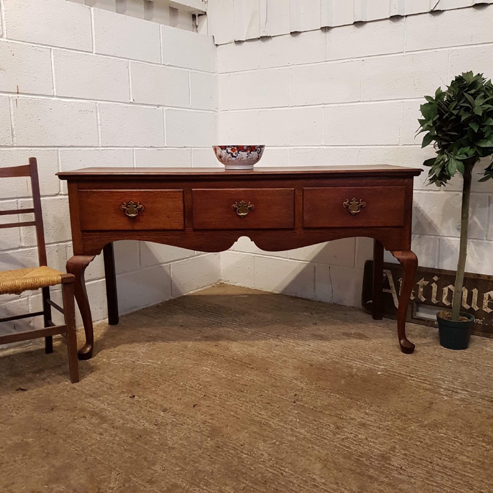ANTIQUE VICTORIAN OAK DRESSER BASE C1860