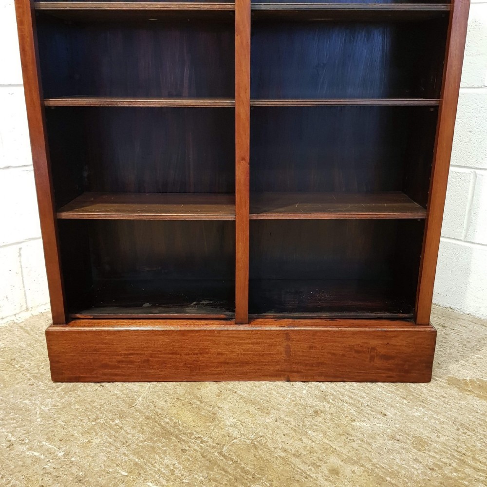 ANTIQUE EDWARDIAN MAHOGANY SECTIONAL BOOKCASE C1900 View V