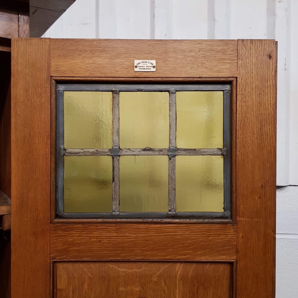 ANTIQUE SCOTTISH ARTS & CRAFTS OAK WARDROBE BY JOHN TAYLOR & SON EDINBURGH C1890 View IV
