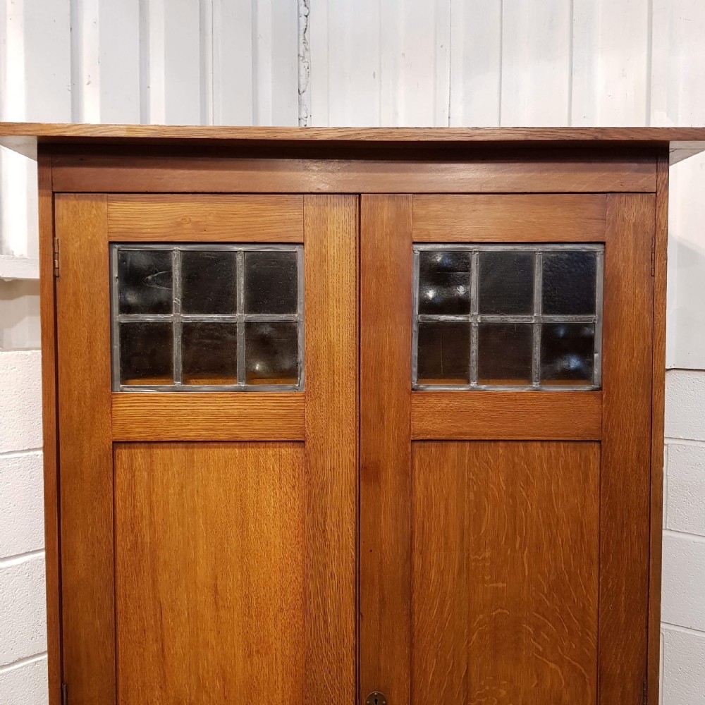 ANTIQUE SCOTTISH ARTS & CRAFTS OAK WARDROBE BY JOHN TAYLOR & SON EDINBURGH C1890 View VIII