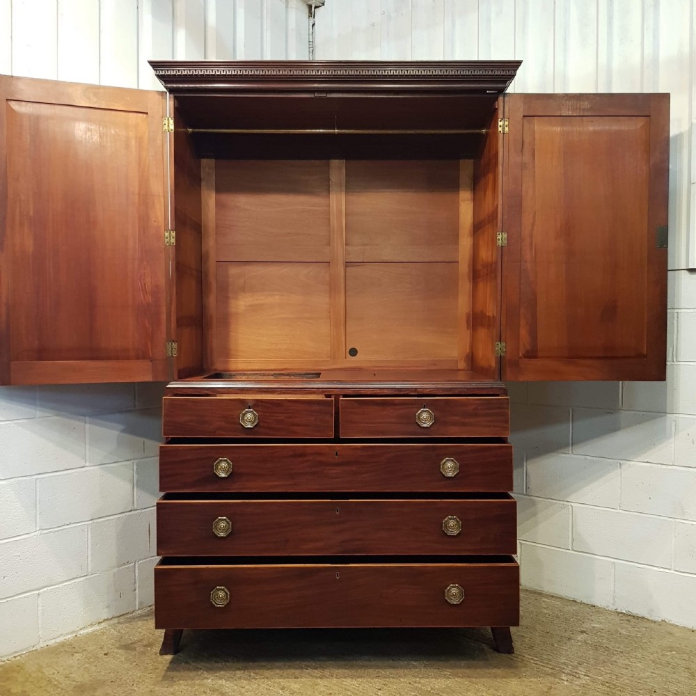 ANTIQUE REGENCY MAHOGANY PRESS C1820 View II