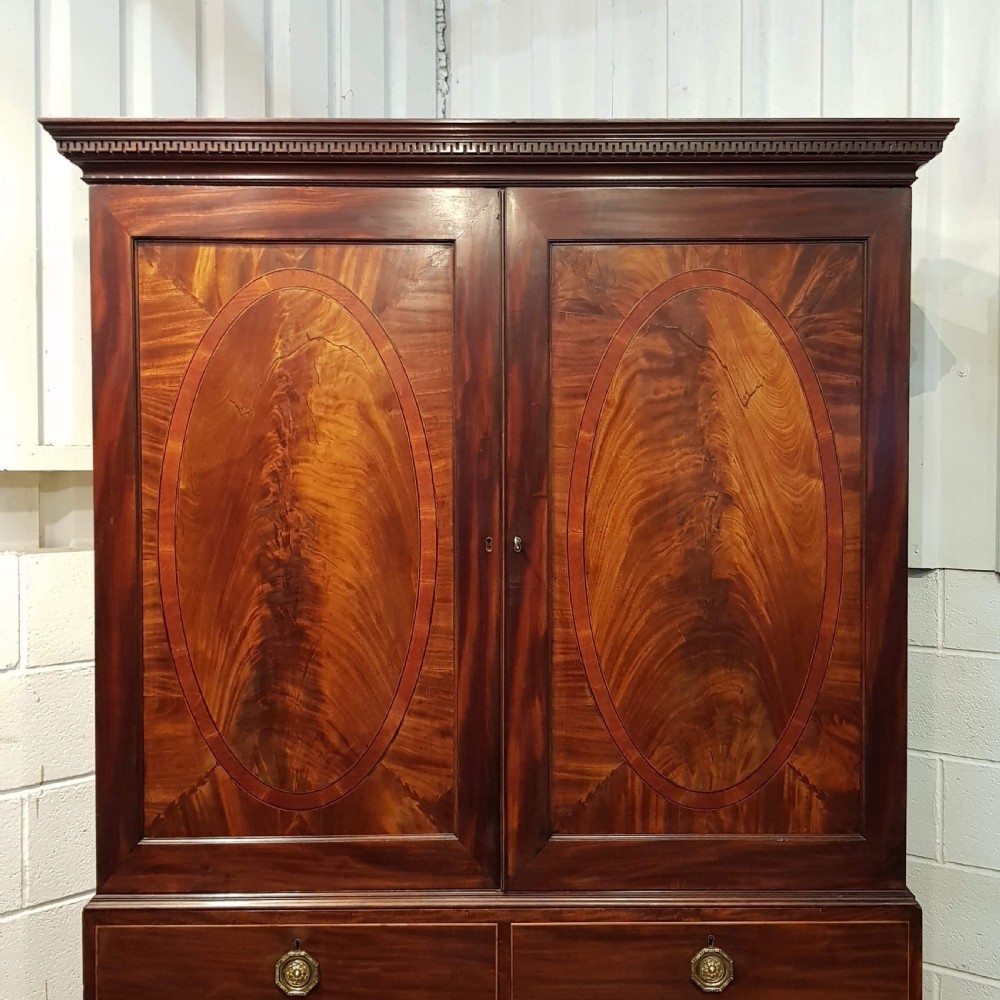 ANTIQUE REGENCY MAHOGANY PRESS C1820 View V