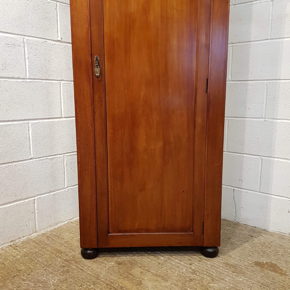 ANTIQUE EDWARDIAN MAHOGANY SMALL NARROW WARDROBE C1900 View VI