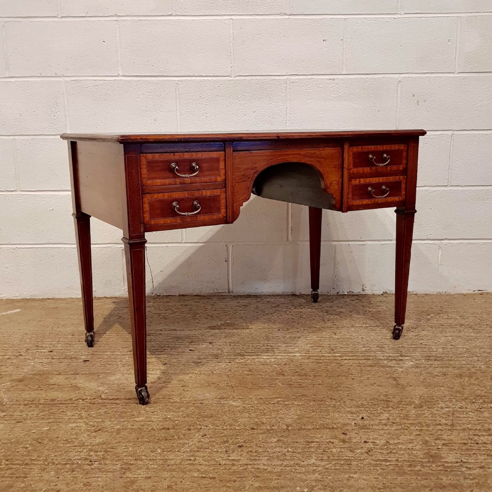 ANTIQUE EDWARDIAN REGENCY MAHOGANY DESK C1900 View IV
