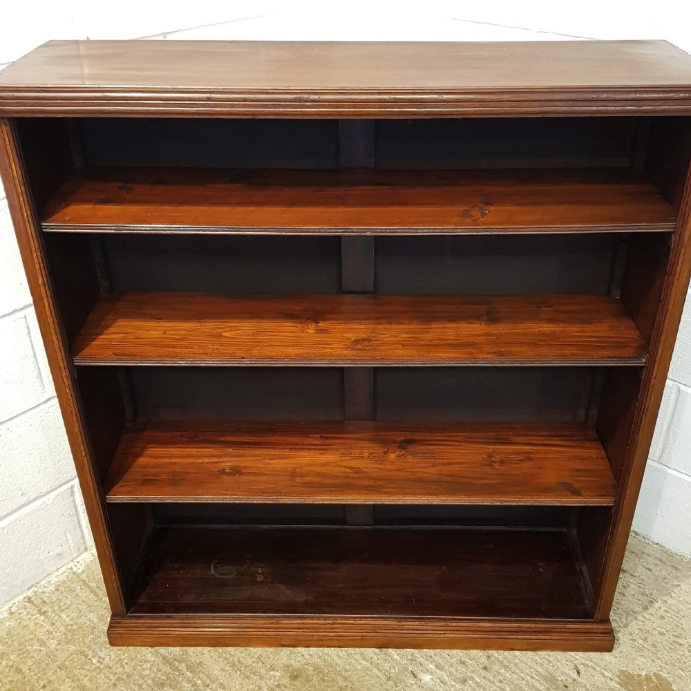 ANTIQUE EDWARDIAN OAK BOOKCASE C1900 View IV