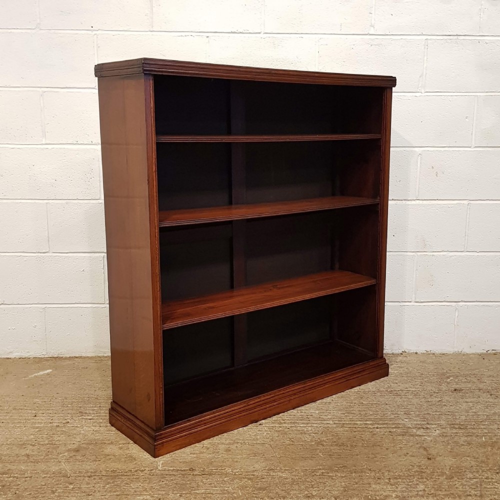 ANTIQUE EDWARDIAN OAK BOOKCASE C1900 View V