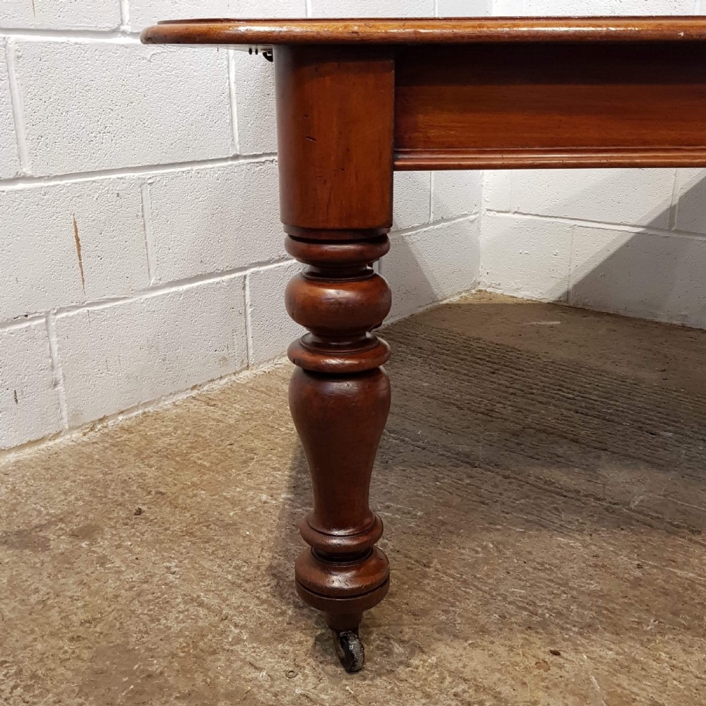 ANTIQUE VICTORIAN MAHOGANY EXTENDING DINING TABLE C1880 View VII