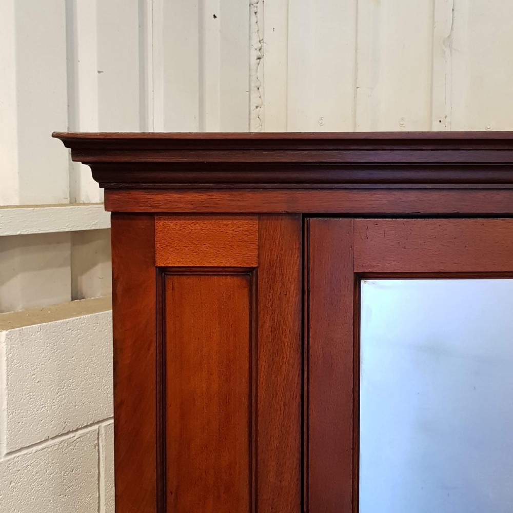 ANTIQUE VICTORIAN MAHOGANY SINGLE WARDROBE C1880 View IV
