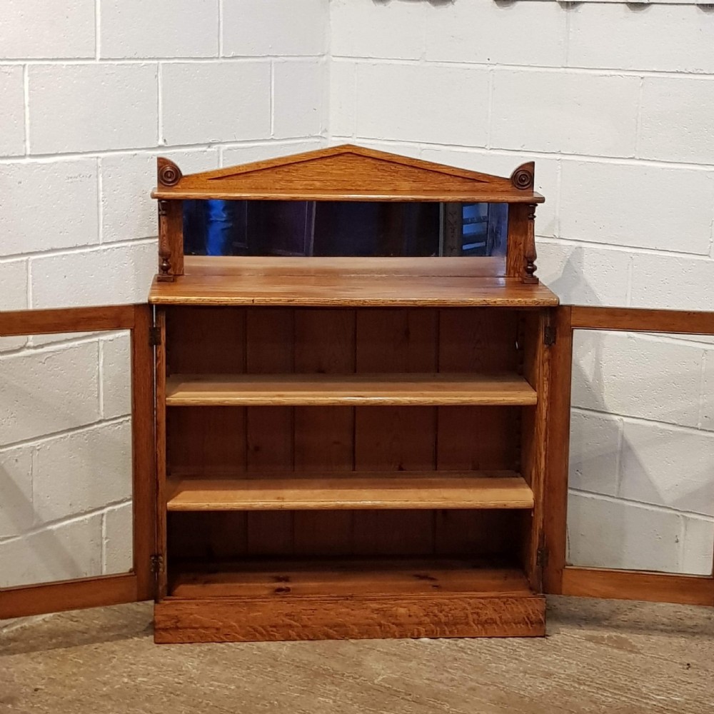 ANTIQUE WILLIAM 1V OAK CHIFFONIER CABINET C1830 View II