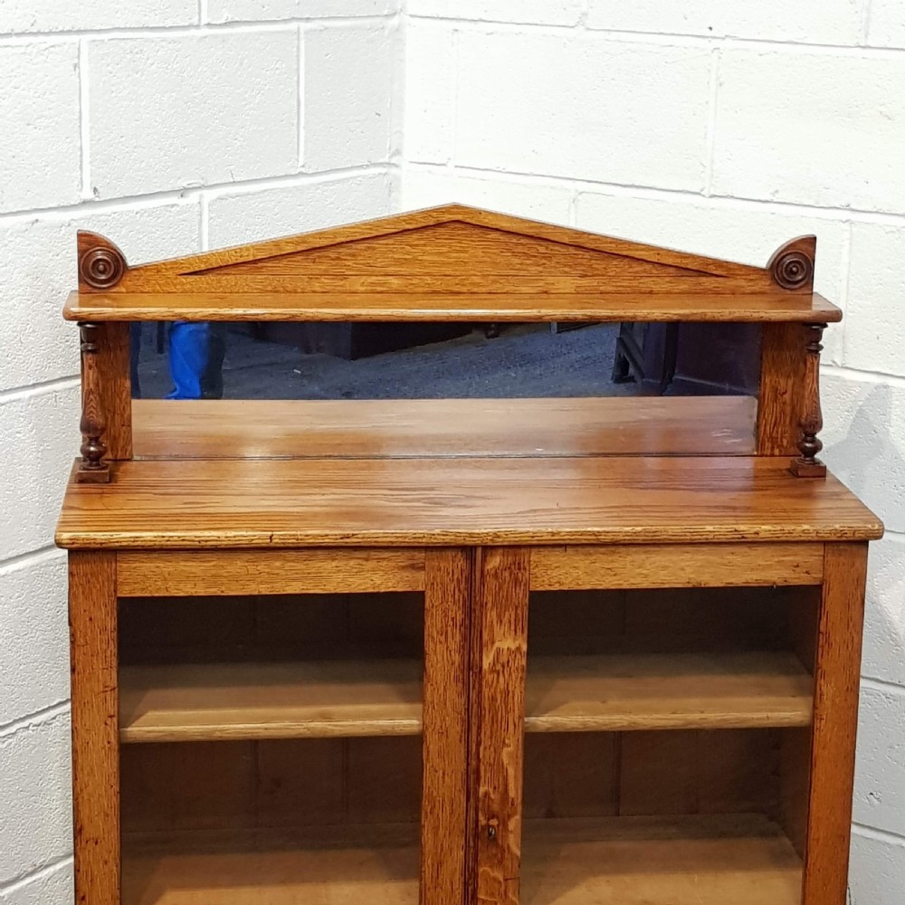 ANTIQUE WILLIAM 1V OAK CHIFFONIER CABINET C1830 View III