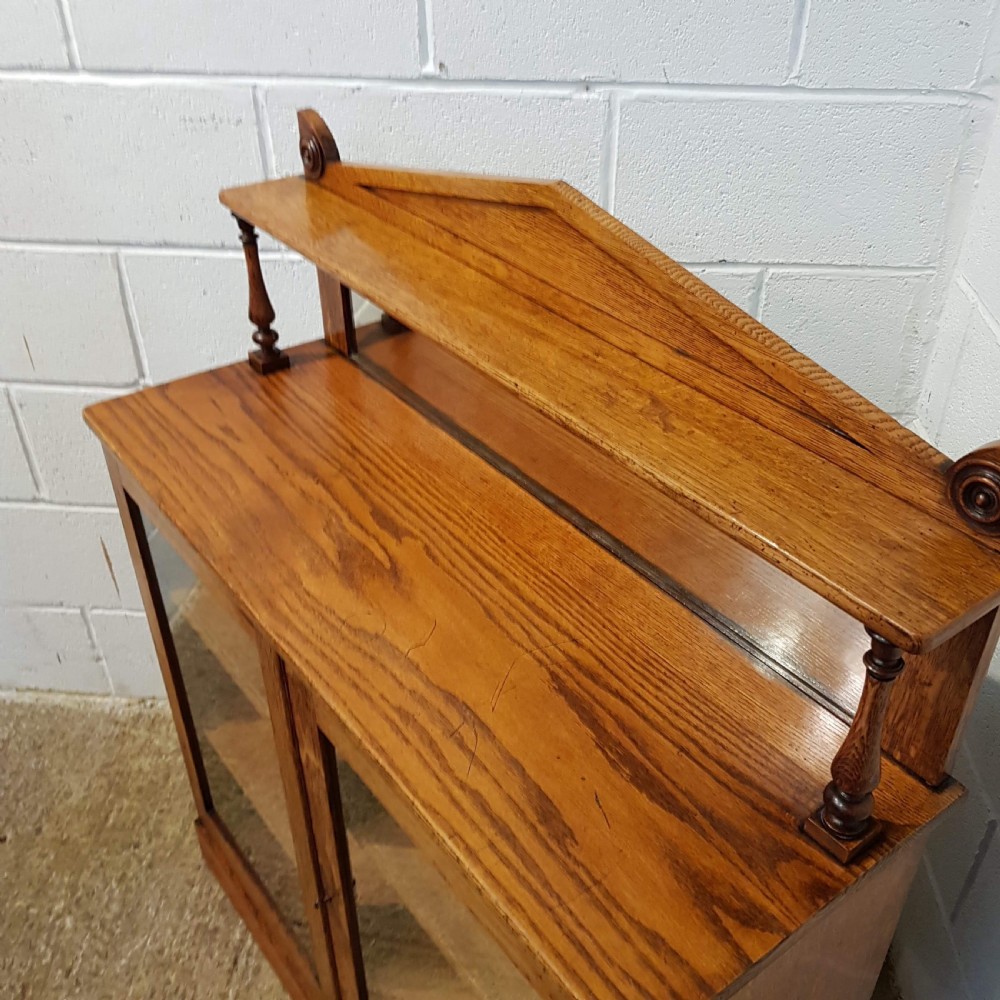 ANTIQUE WILLIAM 1V OAK CHIFFONIER CABINET C1830 View VI