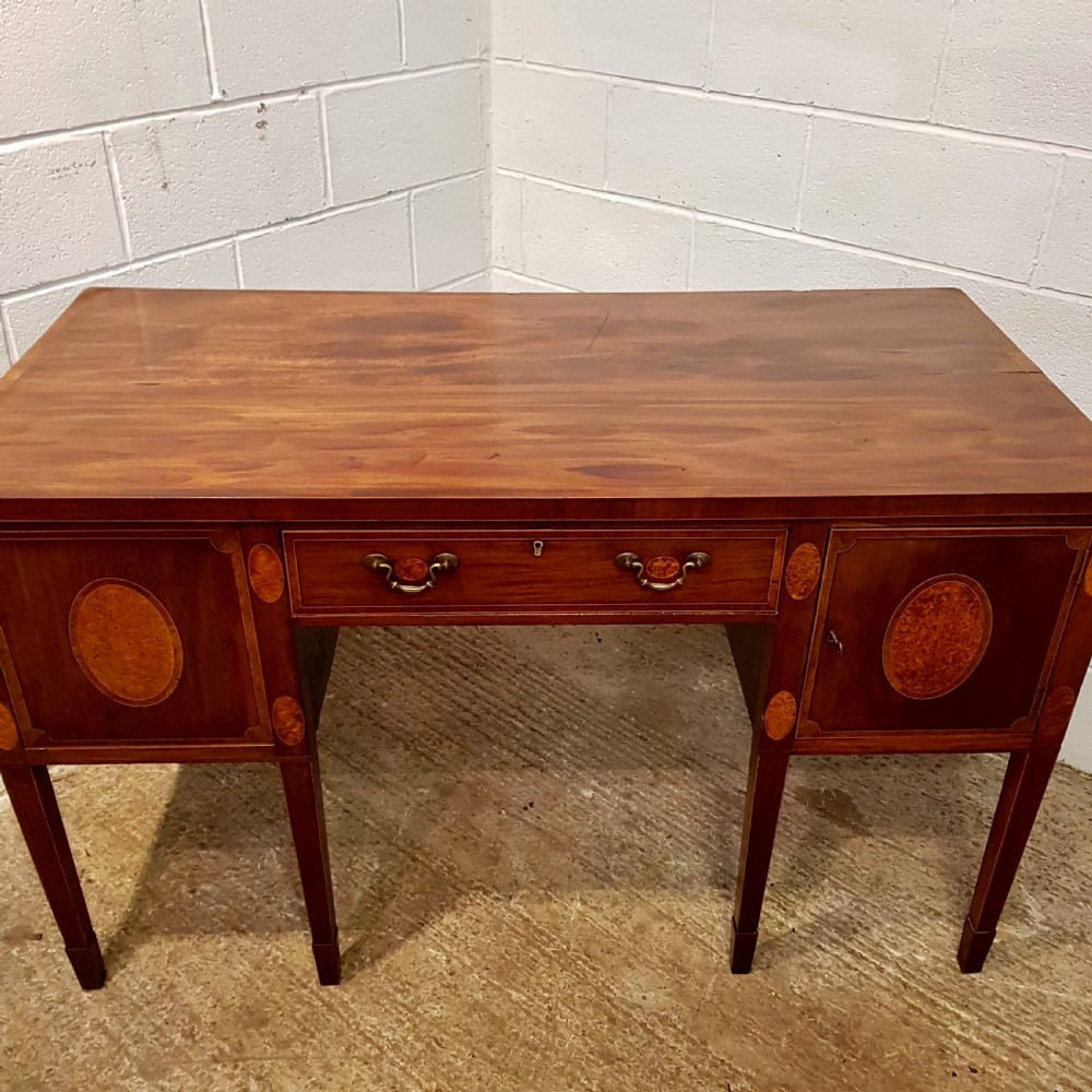 ANTIQUE REGENCY PERIOD INLAID MAHOGANY SIDEBOARD C1820 View IV