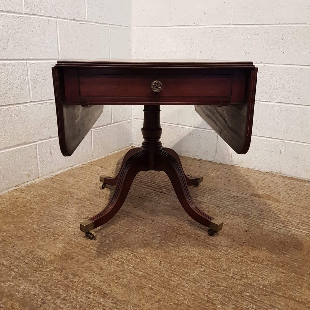 ANTIQUE REGENCY MAHOGANY PEMBROKE TABLE C1820 View VII