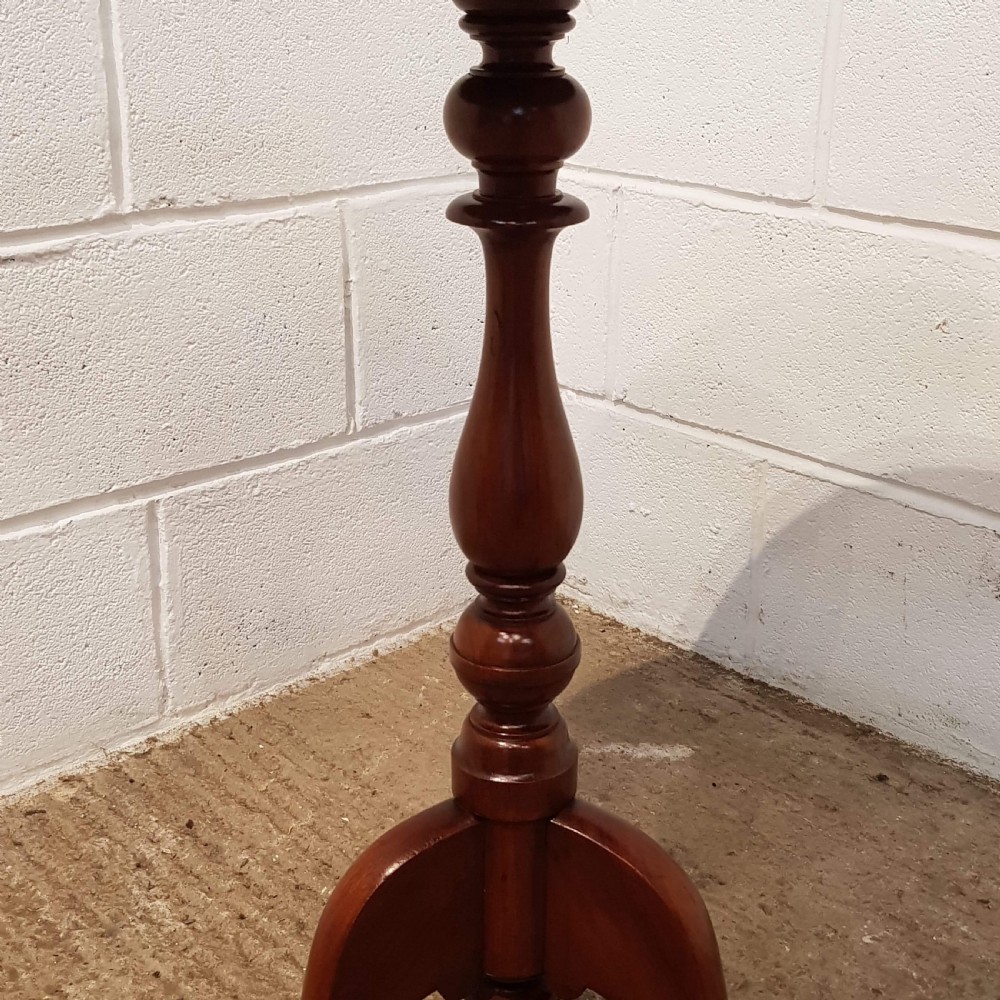 ANTIQUE VICTORIAN MAHOGANY TRIPOD TABLE C1880 View IV