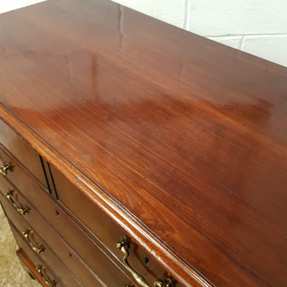 ANTIQUE GEORGIAN PERIOD MAHOGANY CHEST OF DRAWERS C1780 View II
