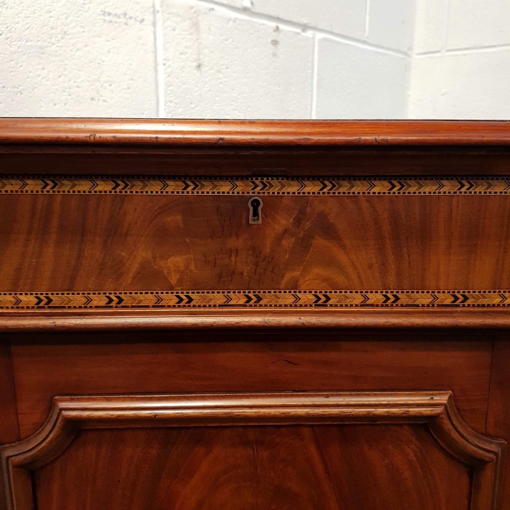 ANTIQUE VICTORIAN MAHOGANY BREAKFRONT SIDEBOARD CHIFFONIER C1880 View VIII