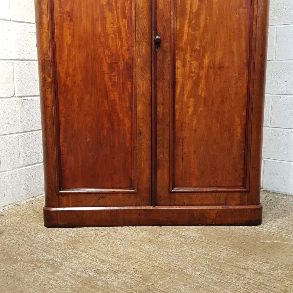 ANTIQUE VICTOIAN MAHOGANY DOUBLE WARDROBE C1880 View IV