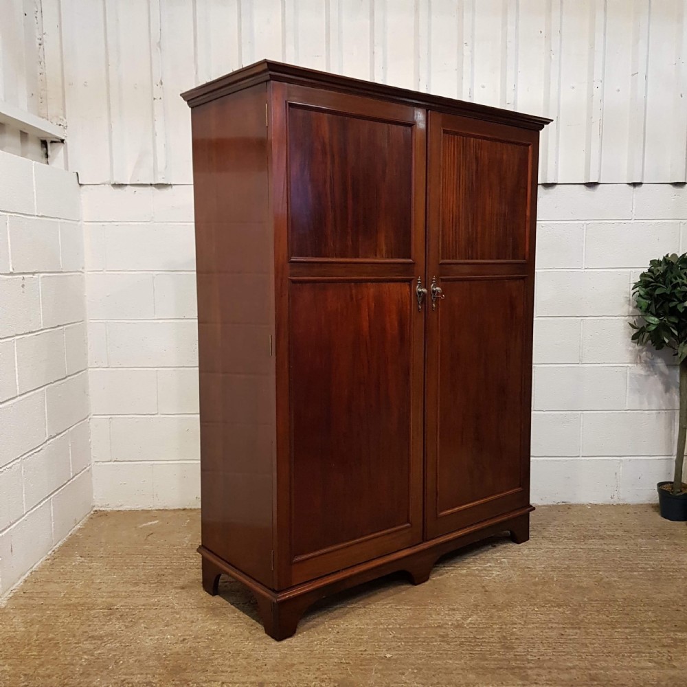 ANTIQUE EDWARDIAN MAHOGANY GENTS COMPACTUM BY COMPACTOM LTD C1920 View VII