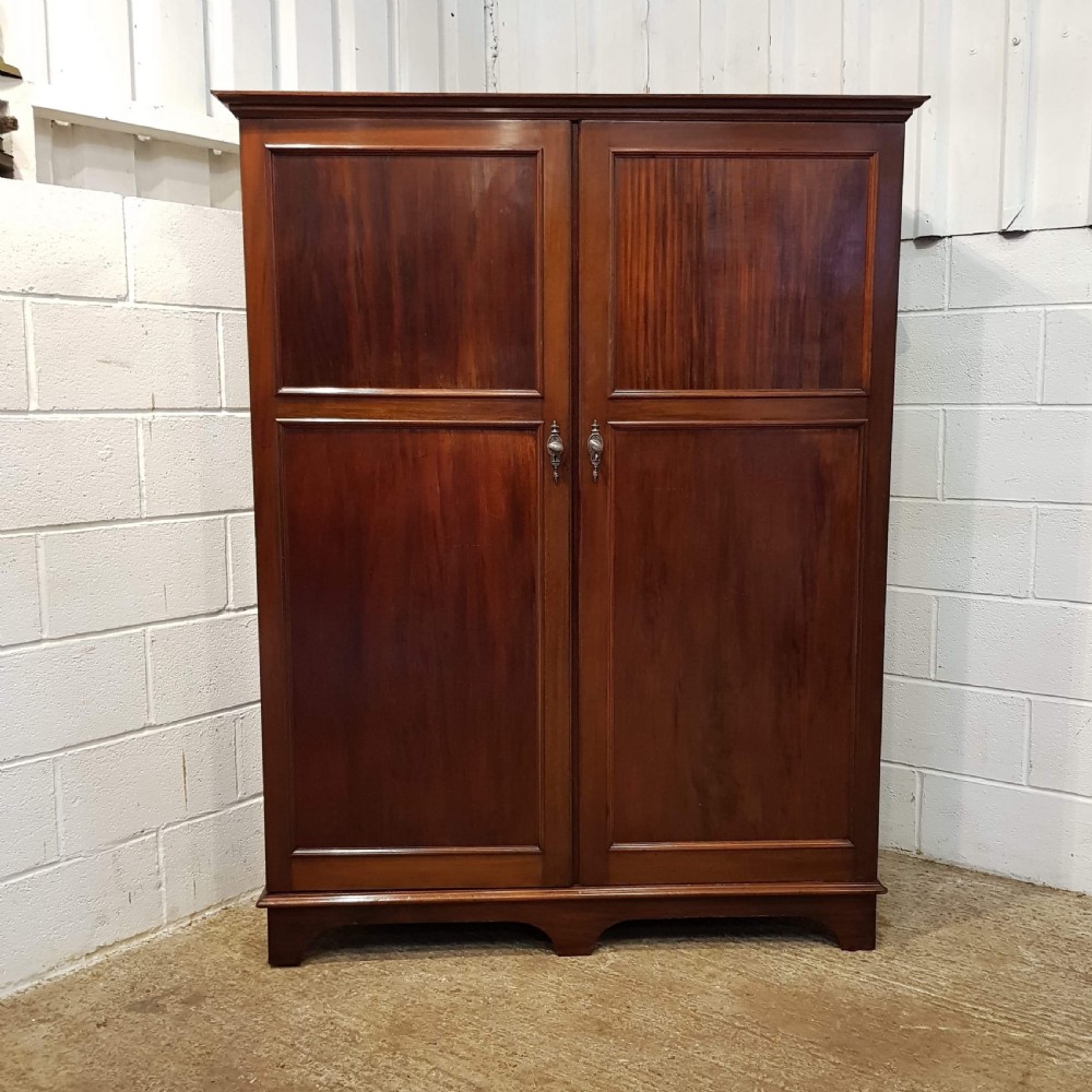 ANTIQUE EDWARDIAN MAHOGANY GENTS COMPACTUM BY COMPACTOM LTD C1920 View IX