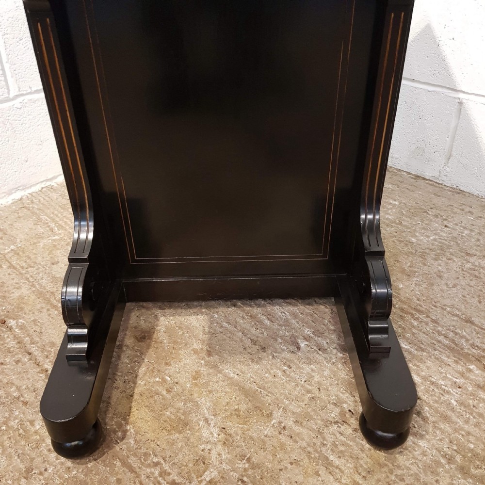 ANTIQUE VICTORIAN AESTHETIC EBONISED AND GILT DAVENPORT DESK C1890 View VI