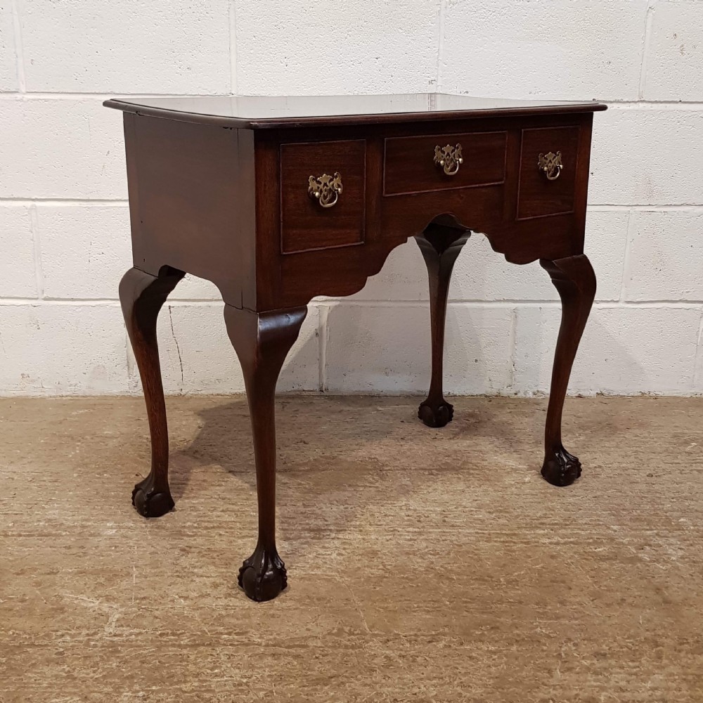 ANTIQUE EDWARDIAN MAHOGANY LOWBOY C1900 View VI