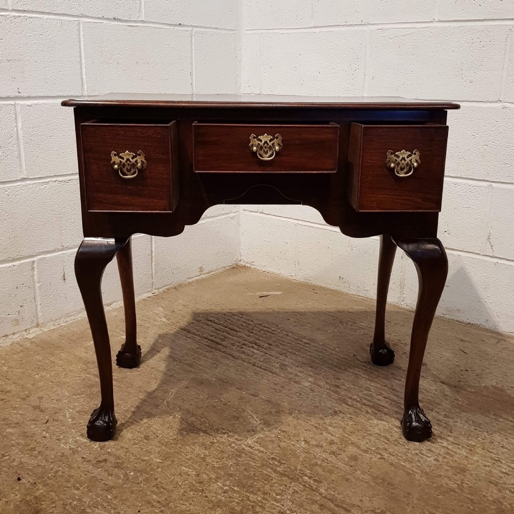 ANTIQUE EDWARDIAN MAHOGANY LOWBOY C1900 View VII