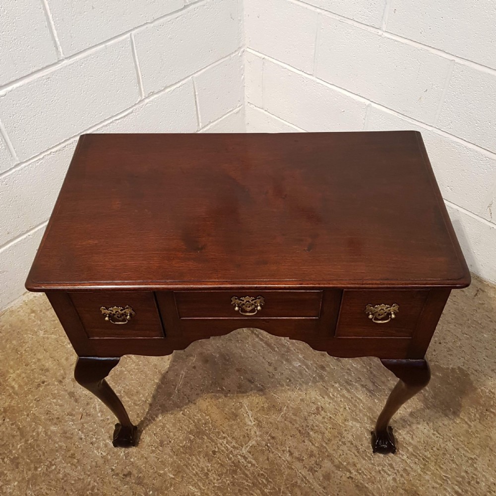 ANTIQUE EDWARDIAN MAHOGANY LOWBOY C1900 View VIII
