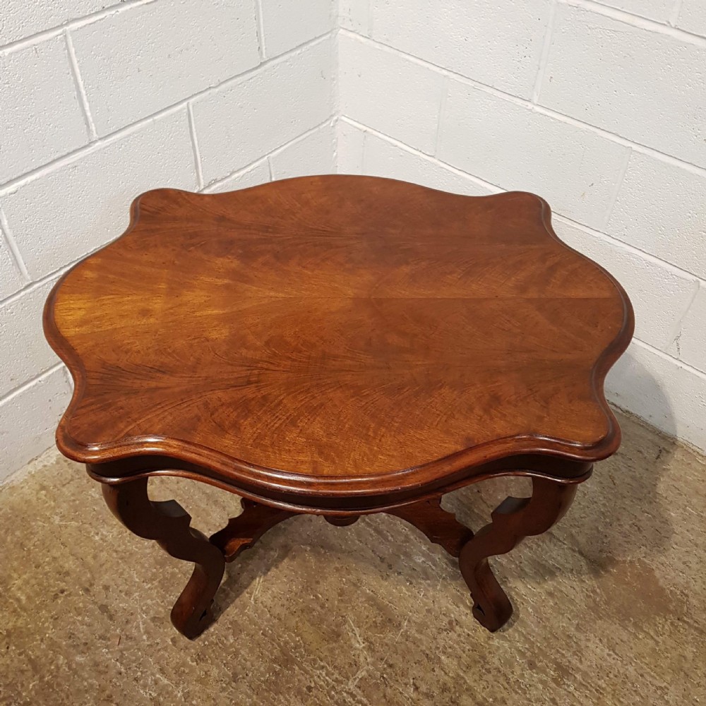 ANTIQUE 19TH CENTURY  BIEDERMEIER WALNUT CENTRE TABLE C1870 View IV