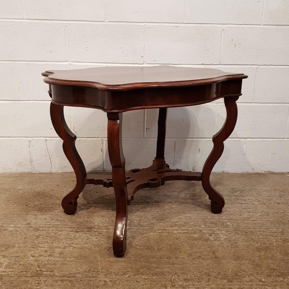 ANTIQUE 19TH CENTURY  BIEDERMEIER WALNUT CENTRE TABLE C1870 View VII