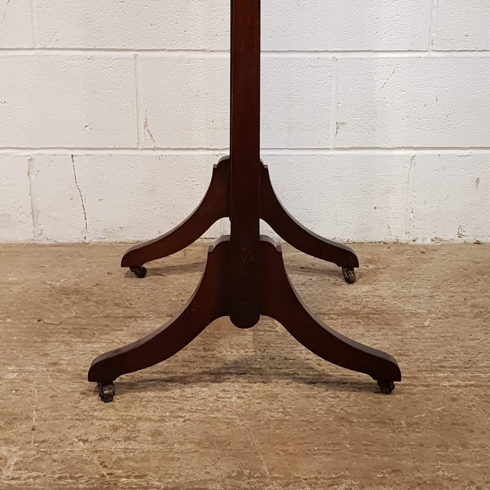 ANTIQUE MAHOGANY CHEVAL MIRROR C1920 View IV