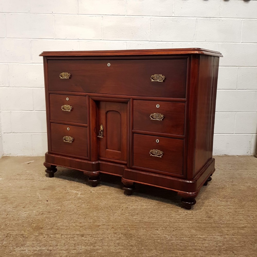 ANTIQUE VICTORIAN MAHOGANY SIDEBOARD C1880 View II