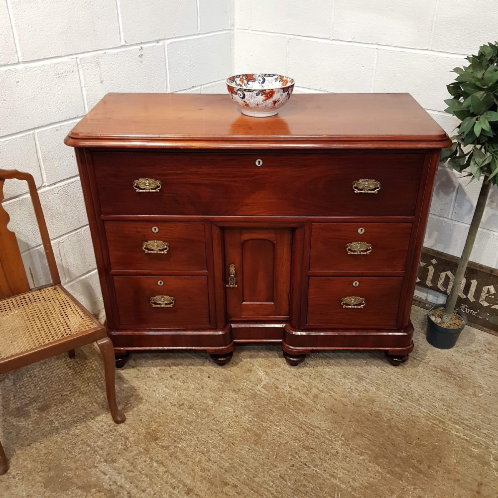 ANTIQUE VICTORIAN MAHOGANY SIDEBOARD C1880 View IV