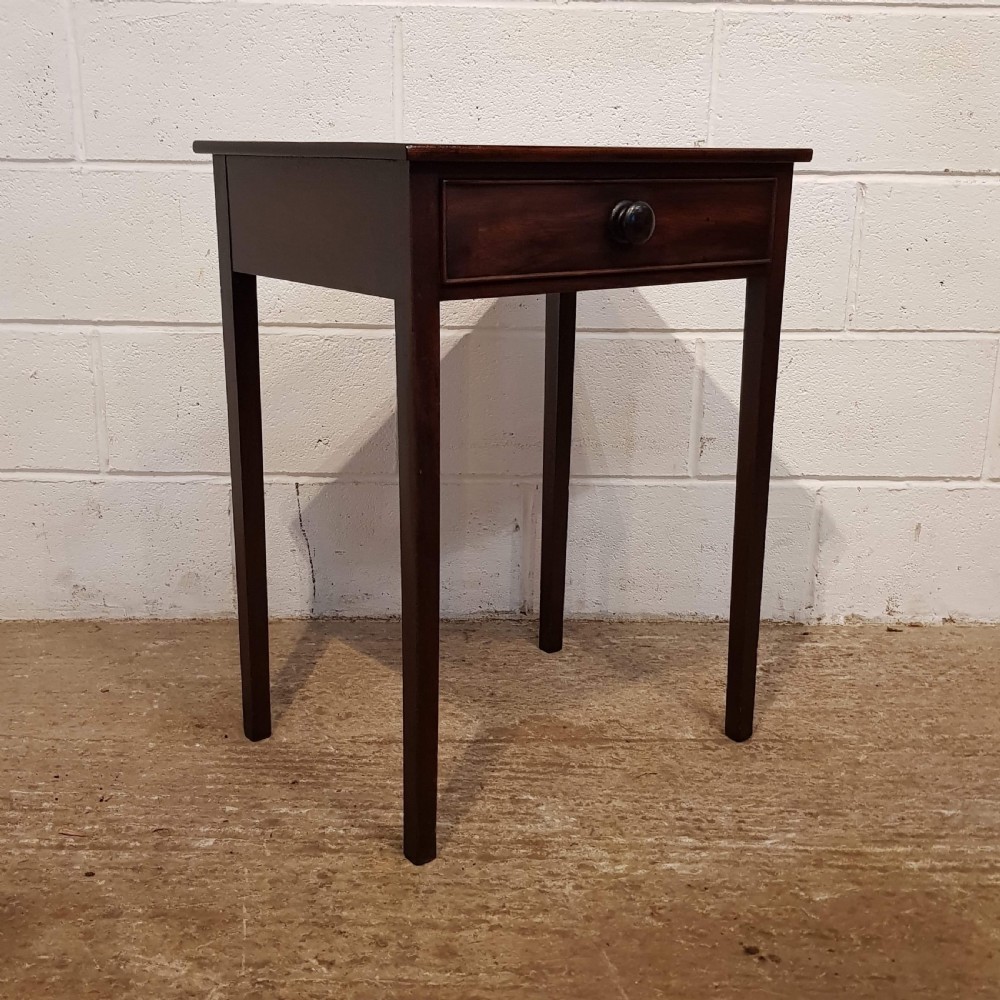 ANTIQUE REGENCY MAHOGANY SIDE TABLE C1820 View IV