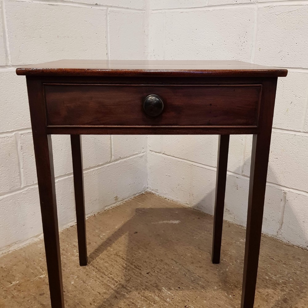 ANTIQUE REGENCY MAHOGANY SIDE TABLE C1820 View VI