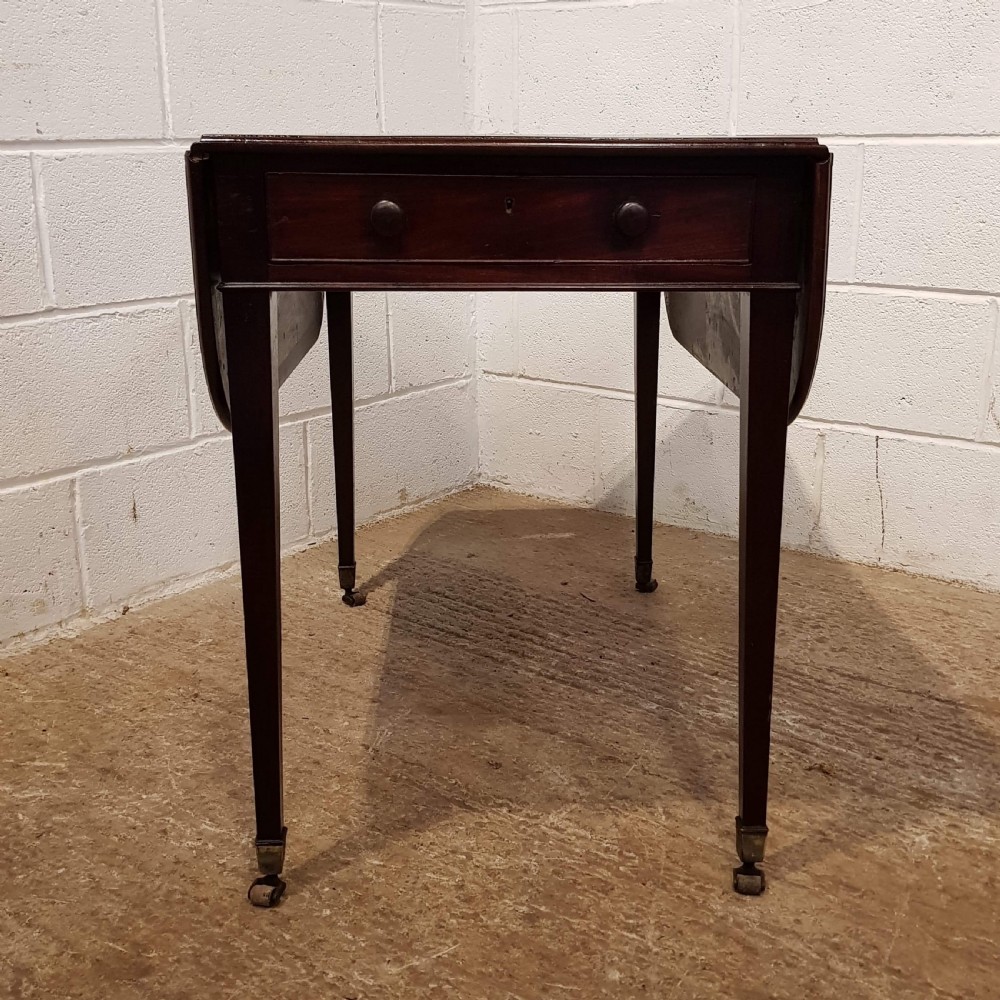 ANTIQUE REGENCY MAHOGANY PEMBROKE TABLE C1820 View VII