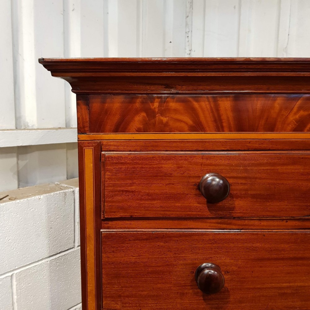 ANTIQUE LATE REGENCY MAHOGANY CHEST ON CHEST C1820 View VI