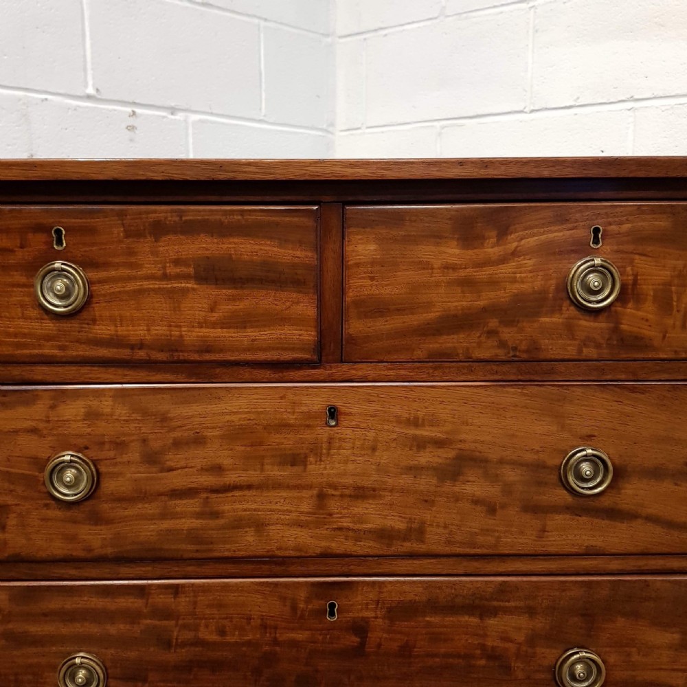 ANTIQUE REGENCY MAHOGANY CHEST OF DRAWERS C1820 View VII